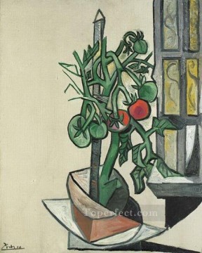 Pablo Picasso Painting - Tomatoes 1944 cubist Pablo Picasso